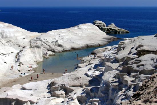 Top 15 Beaches in Greece 2016: Sarakiniko Beach, Milos