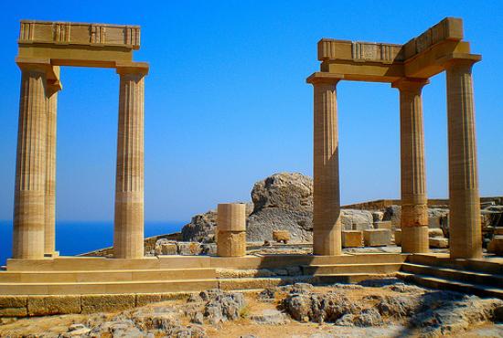 the acropolis of Lindos