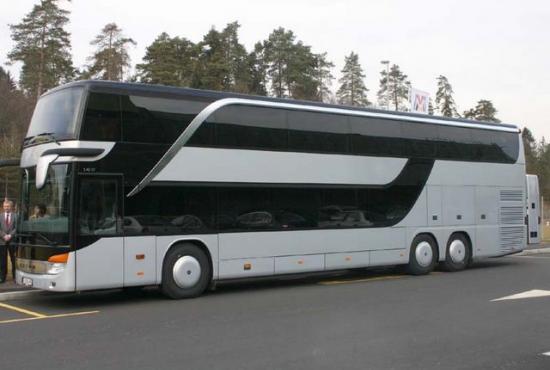 double-decker bus Greece