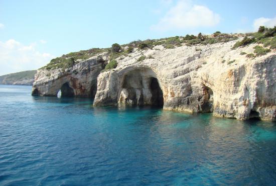 Zakynthos - Tour to Blue Caves,Navagio[shipwreck],Agia Mavra Church,Bochali 