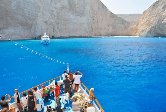 Zakynthos - Tour to Blue Caves,Navagio[shipwreck],Agia Mavra Church,Bochali 