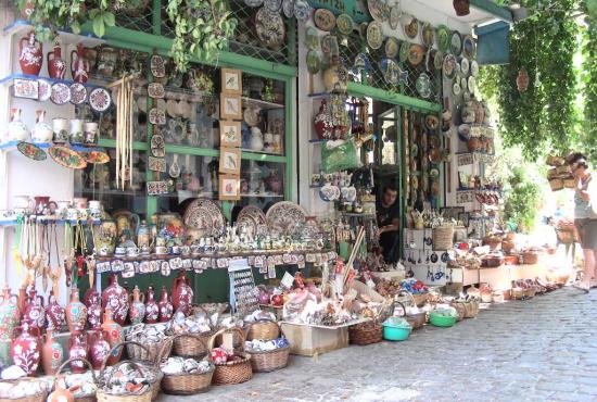 Traditional shop, Agiassos Village