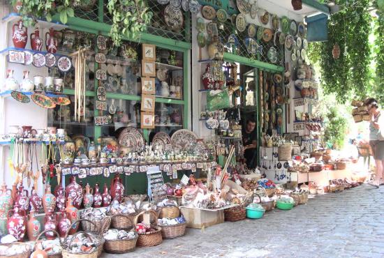 Traditional shop, Agiassos Village