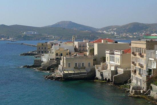 Syros tour- Kimisi Theotokou Church- Cycladic Art Museum -Arc. museum