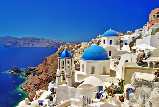 Island hopping package 4 days Athens-Santorini-Syros-Mykonos-Athens 