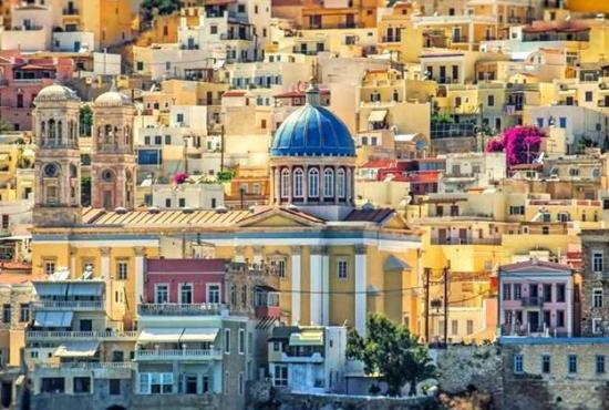 Island hopping package 5 days Athens-Syros-Mykonos-Santorini-Athens 