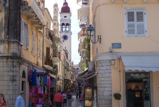 Corfu old city, St Spyridon church