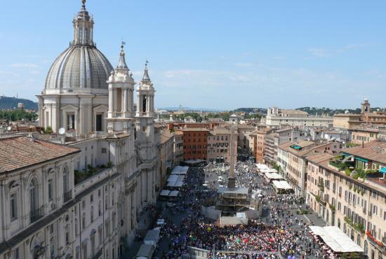 Rome Panoramic Tour with Colosseum Photo Stop