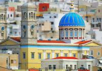 Syros tour- Kimisi Theotokou Church- Cycladic Art Museum -Arc. museum